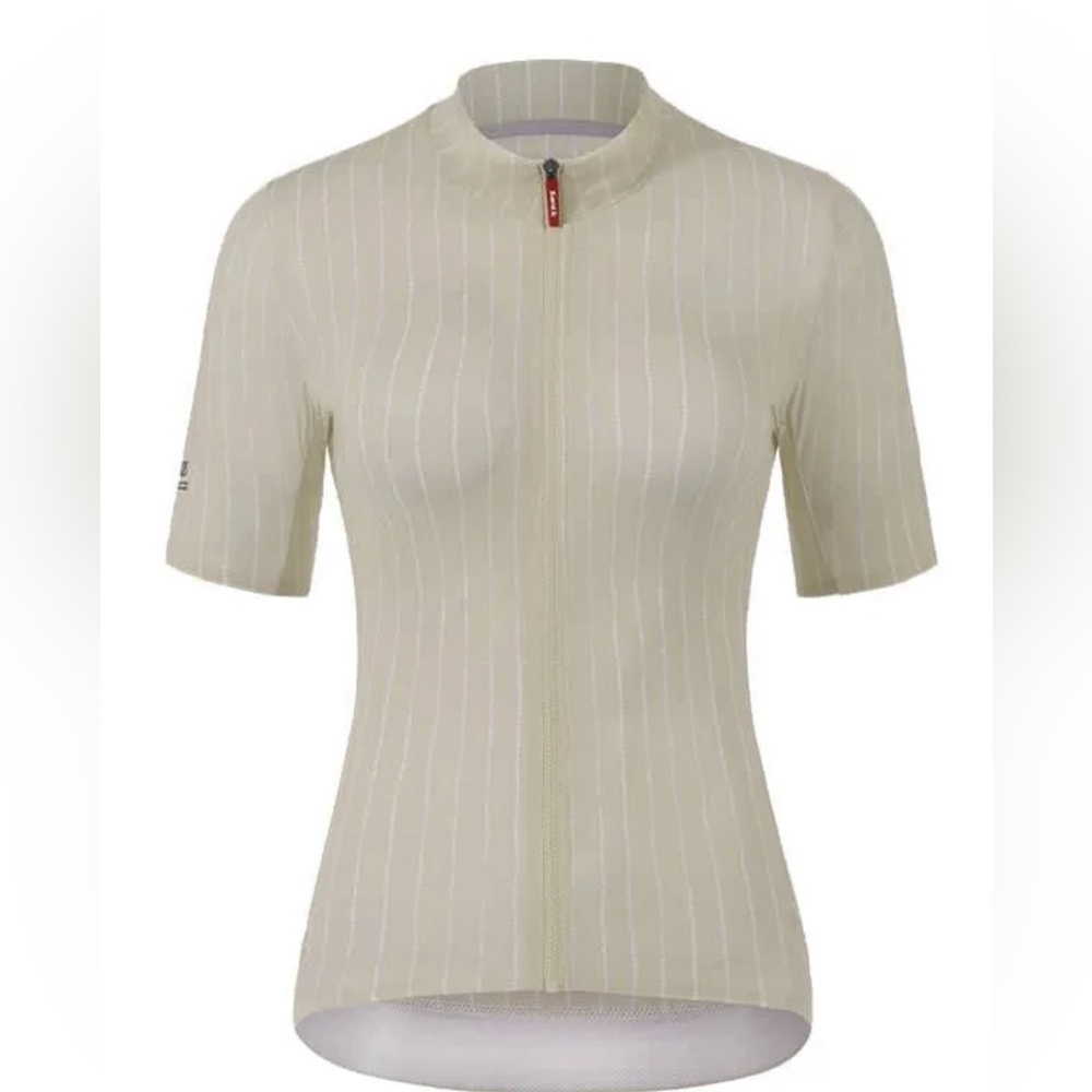 SANTIC Short Sleeve Cycling Jersey Full Zip
